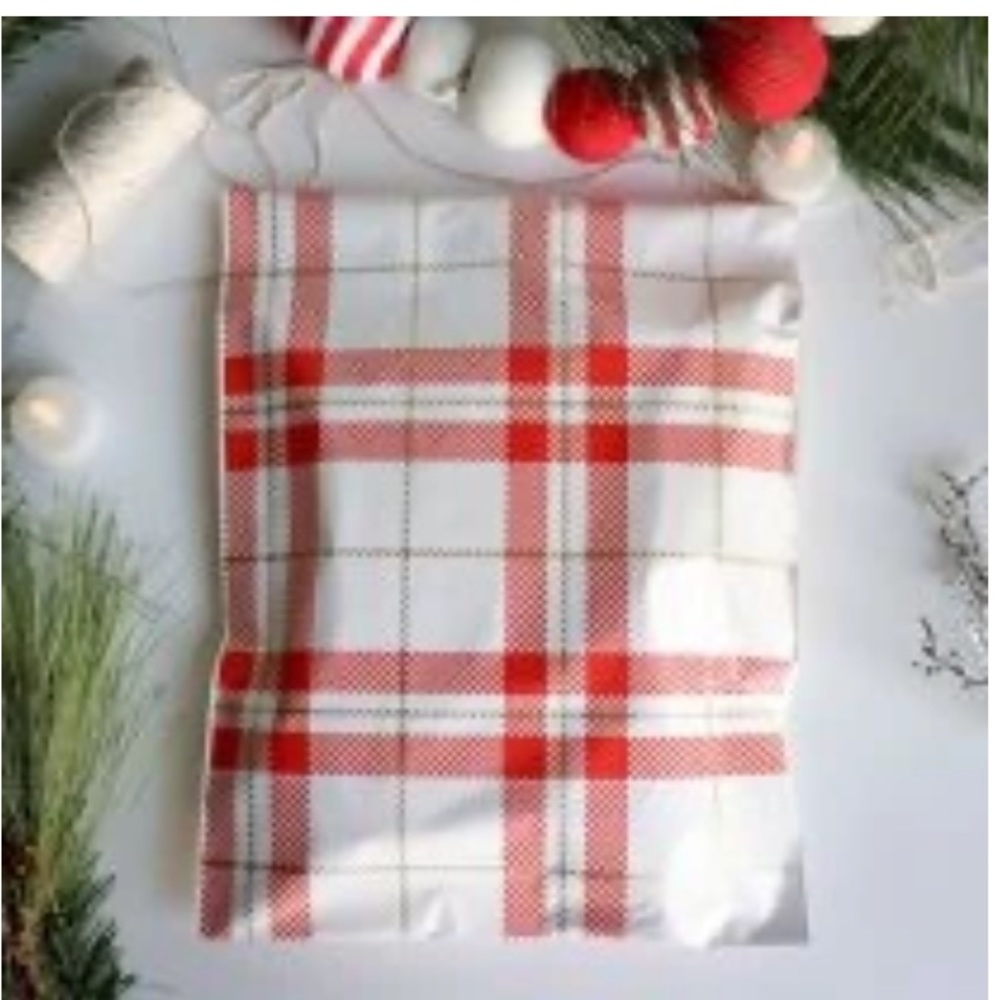 (20) 10x13 Plaid poly mailers